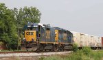 CSX 2298 leads train F720-26 